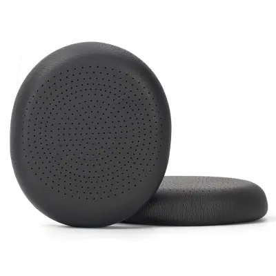 2 kom. Crni Perforirani Zamjenski Jastučići za Uši od Proteinske Kože Kompatibilni s Logitech H800 Wireless Slušalicama Crna