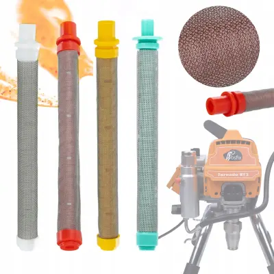 Prstasti Filtar Set Za Airless Raspršivac – 60, 100, 200, 30 Mesh | Metal, Plastika