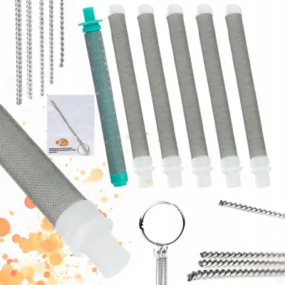 Prstasti Filtar 60 Mesh + 30 Mesh + Cetke Za Ciscenje – Set Za Airless Rasprsivac | 5+1+5 Komada