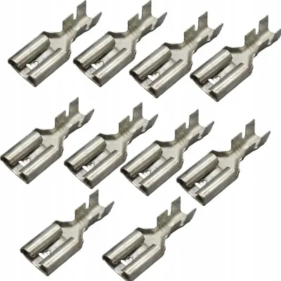 Izolirani Ženski Konektor 6.3 Mm – Set 10 Komada | Univerzalna Kompatibilnost
