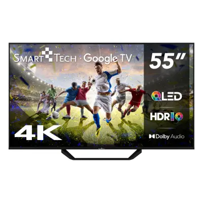 TV SmartTech 139 cm (55″) QLED 4K Google TV 5.0