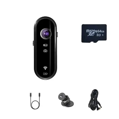 Y3 Thumb Action Camera Car Kit: Snimite svaku avanturu Crna