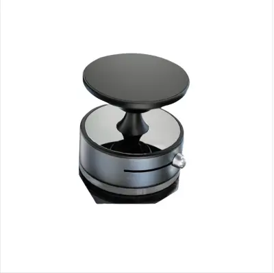 360° Rotirajući magnetski držač za telefon od aluminijske legure Siva