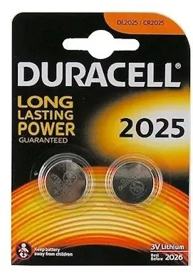 Baterije Duracell Lithium CR2025 B2