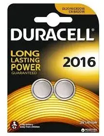 Baterije Duracell Lithium CR2016 B2