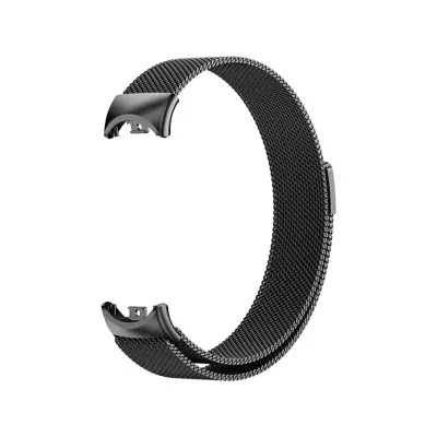 Metalna magnetska narukvica kompatibilna sa Xiaomi Band 8/9/10 - Službeni stil Crna
