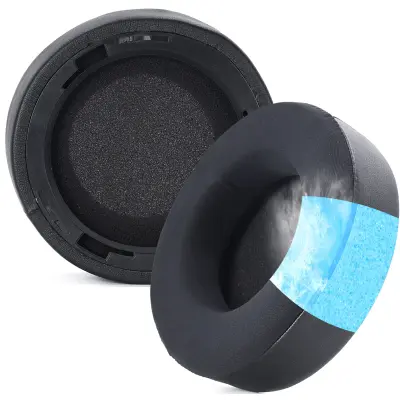 Zamjenski jastučići za uši kompatibilni s Corsair Virtuoso PRO Wired - Set od 2 Crna