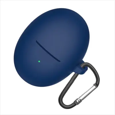 Silikonska zaštitna futrola kompatibilna s Bluetooth slušalicama Huawei Freebuds 5 - Potpuna zaštita Plava
