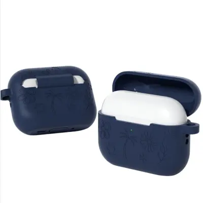 Silikonska zaštitna futrola kompatibilna s Apple AirPods Pro 3 - otporna na udarce, vodu i padove Plava