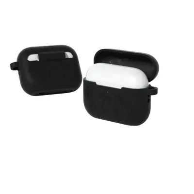 Silikonska zaštitna futrola kompatibilna s Apple AirPods Pro 3 - otporna na udarce, vodu i padove Crna