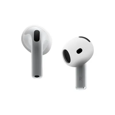Kompatibilni silikonski nastavci za uši Apple AirPods 4 - 2 para, više boja Bijela