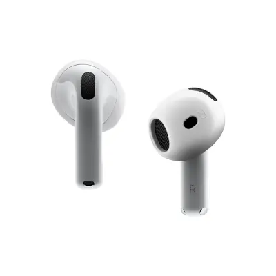 Kompatibilni silikonski nastavci za uši Apple AirPods 4 - 2 para, više boja Prozirna
