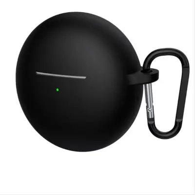 Silikonska zaštitna futrola kompatibilna s Bluetooth slušalicama Huawei FreeBuds 7i Crna