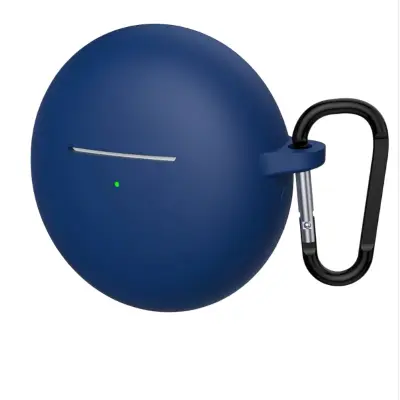 Silikonska zaštitna futrola kompatibilna s Bluetooth slušalicama Huawei FreeBuds 7i Plava