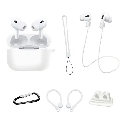Šestodijelni set dodataka za Airpods Pro 2 Bijela