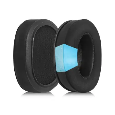 Crni gel jastučići za uši za Logitech G PRO X - Set od 2 Crna