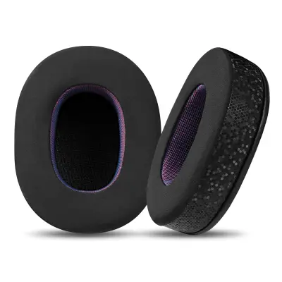 Zamjenski jastučići za Razer Blackshark V2 Pro SE - Crno ljubičasti jastučići koji hlade poput leda Crna/Ljubičasta