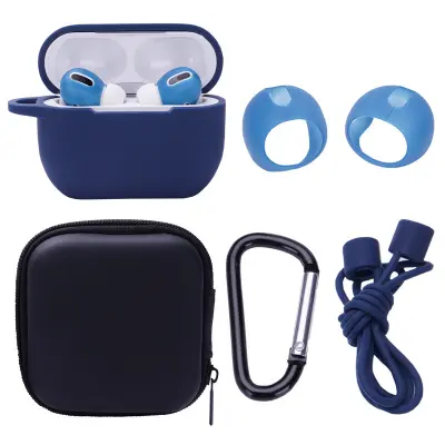 Zaštitni set za bežične Bluetooth slušalice AirPods Pro Plava