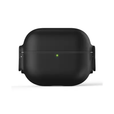 Zaštitna silikonska futrola kompatibilna s AirPods 3 - Futrola otporna na udarce i prašinu Crna