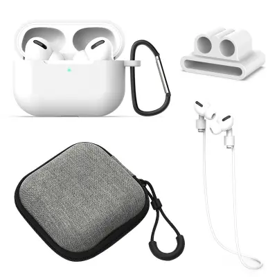 Zaštitna futrola za bežične Bluetooth slušalice, set od 5 komada, kompatibilno s AirPods 1/2 generacije, otporna na udarce, protiv ogrebotina, protiv