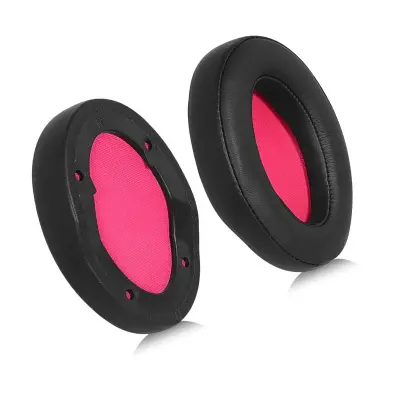 Zamjenski jastučići za uši za ASUS ROG Strix Go 2.4 slušalice - crna i ružičasta Crna i ružičasta