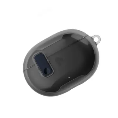 TPU zaštitno kućište kompatibilno s Beats Studio Buds / Buds+ s elektroplatiranim zaključavanjem Prozirna+Crna