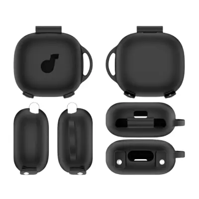 Silikonska zaštitna futrola za Anker Soundcore Sport X20 Bluetooth slušalice Crna