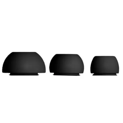 Silikonski nastavci za Airpods Pro, bijeli, za slušalice - veliki, srednji, mali (3 para) Bijela