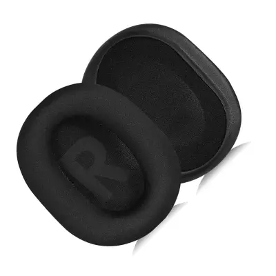 Crni jastučići za uši od ledenog svilenog platna za Logitech G PRO X (2 kom) Crna
