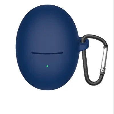 Silikonska zaštitna futrola kompatibilna s Bluetooth slušalicama Huawei Freebuds 5i Plava