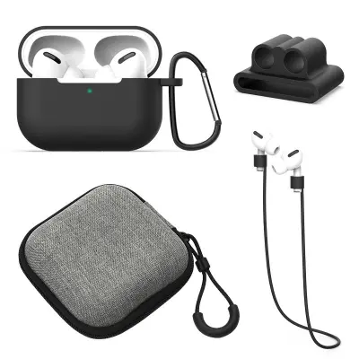 Zaštitna futrola za bežične Bluetooth slušalice, set od 5 komada, kompatibilno s AirPods 1/2 generacije, otporna na udarce, protiv ogrebotina, protiv