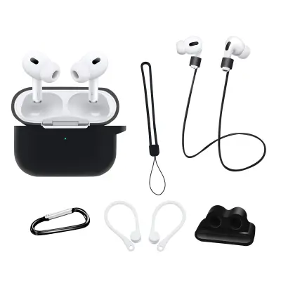 Šestodijelni set dodataka za Airpods Pro 2 Crna