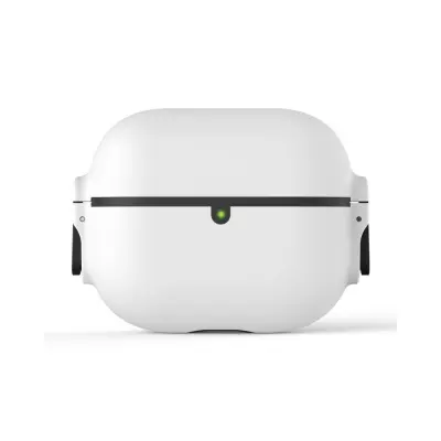 Silikonska zaštitna futrola kompatibilna s AirPods 4 - Navlaka protiv ogrebotina i prašine Bijela