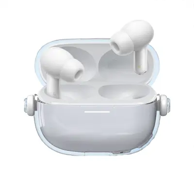 Zaštitna futrola kompatibilna s Redmi Buds 6 Pro - PC TPU prozirni dizajn s bravom Prozirna