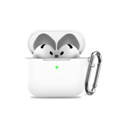 Silikonska futrola za AirPods s kompletom za čišćenje Bijela
