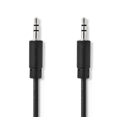 1,5 m kompaktan stereo audio kabel, muško-muško