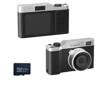 Kompaktni digitalni fotoaparat s 5x optičkim zumom i TF karticom od 32 GB - Snimite uspomene u pokretu Crna