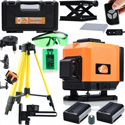 Orange Tiger ROT12L Laserski Nivelir – 12 Linija, 360° | IP54, 25 M, 3500 mAh