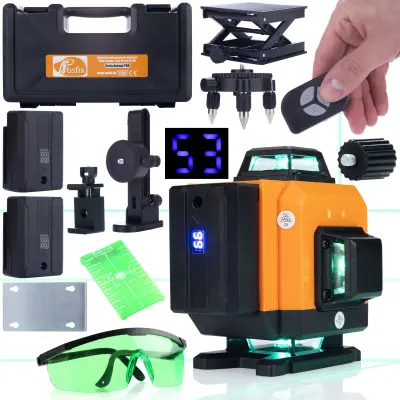 Orange Tiger ROT16L Laserski Nivelir – 16 Linija | IP54, 360° | Samoniveliranje, Baterija 3500 mAh
