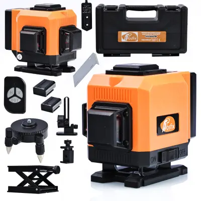 ROT12L Laserska Nibela – 12 Linija, IP54, 360° | 532nm Zelena Svjetlost, 25m Domet