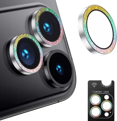 Sparkle Glitter Camera Lens Protector s preciznim pozicioniranjem kompatibilan s iPhone 17 Air Miješane boje