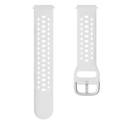 Silikonska narukvica za sat kompatibilna s Amazfit Active 2, zamjenska narukvica širine 20 mm Siva