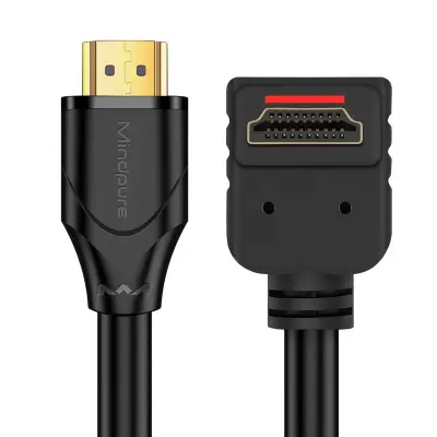 90 stupnjeva HDMI kabel prema gore - 4K brzi HDMI kabel za TV, projektor, PS4 Nema podataka