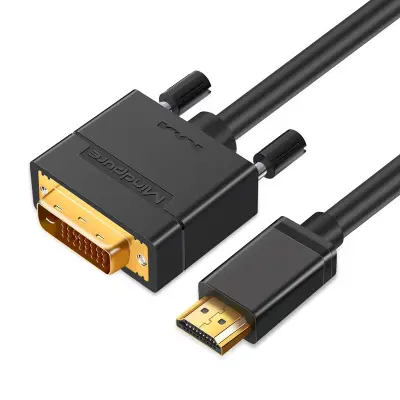 HDMI na DVI kabel - adapter visoke rezolucije za monitor, TV, projektor - crni Nije primjenjivo