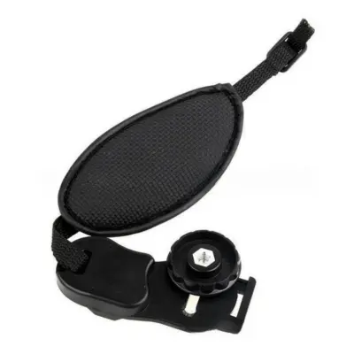 Oval Wrist Strap for Cameras - Secure and Comfortable Grip Crna