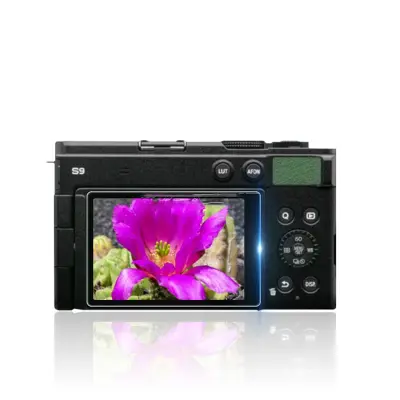 Zaštitnik zaslona kamere kompatibilan s Panasonic S9 AR Enhanced Tempered Glass Film (2-Pakiranje) Providna