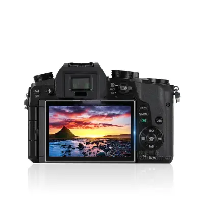 Zaštitnik zaslona kamere kompatibilan s Panasonic G7 AR kaljenim staklom protiv odsjaja - pakiranje od 2 komada Providna