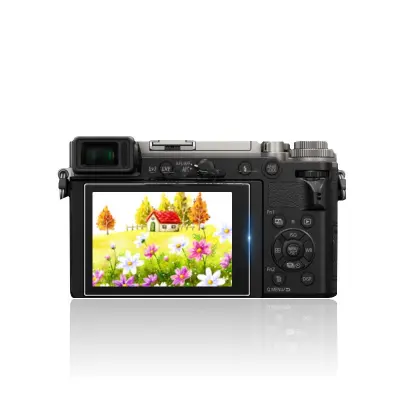 Zaštitnik zaslona za fotoaparat kompatibilan s Panasonic GX9 AR Anti-Reflective kaljeno staklo - 2 komada Transparentno