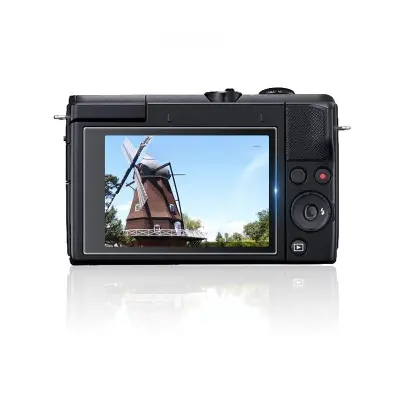 Zaštitnik zaslona za fotoaparat kompatibilan s Canon M200 AR Anti-Reflective kaljeno staklo - pakiranje od 2 komada Providna