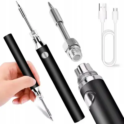 Bežična Lemilica 15W USB C – 3 Temperaturna Moda | Elektronika, DIY Projekti